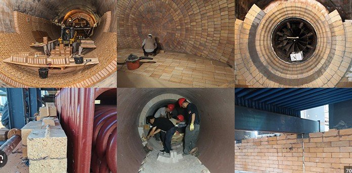 High-tempera bricks